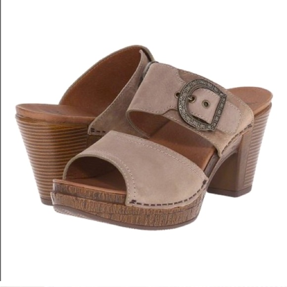 Dansko Shoes - Dansko -Ramona Double Strap High Heel Slide Sz 39